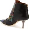 imageFSJ Women Glossy Mid Heel Ankle Boots Pointed Toe Bootie Chelsea Zipper Fall Fashion Winter Shoe Size 415 USMulticolor