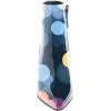 imageFSJ Women Pointed Toe Block High Heel Ankle Boots Glossy Patent Leather Party Dress Booties Size 415 USBlue Bubble