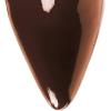 imageFSJ Women Pointed Toe Block High Heel Ankle Boots Glossy Patent Leather Party Dress Booties Size 415 USBrown