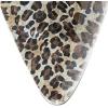 imageFSJ Women Pointed Toe Block High Heel Ankle Boots Glossy Patent Leather Party Dress Booties Size 415 USGrey Leopard