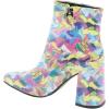 imageFSJ Women Pointed Toe Block High Heel Ankle Boots Glossy Patent Leather Party Dress Booties Size 415 USPigment