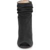 imageFSJ Women Stylish Peep Toe Slouch Ankle Boots Chunky Stacked Heels Party Prom Nightclub Evening Dress Shoes Size 415 USBlacksuede