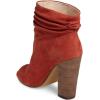 imageFSJ Women Stylish Peep Toe Slouch Ankle Boots Chunky Stacked Heels Party Prom Nightclub Evening Dress Shoes Size 415 USBrownred