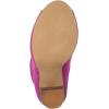 imageFSJ Women Stylish Peep Toe Slouch Ankle Boots Chunky Stacked Heels Party Prom Nightclub Evening Dress Shoes Size 415 USFuchsia