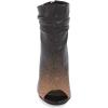imageFSJ Women Stylish Peep Toe Slouch Ankle Boots Chunky Stacked Heels Party Prom Nightclub Evening Dress Shoes Size 415 USGolden Glitter Gradient