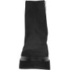 imageFSJ Women Closed Round Toe Thick Sole Low Heel Ankle Boots Side Zipper Platform Booties Walking Daily Wear Shoes Size 416 USBlack
