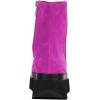 imageFSJ Women Closed Round Toe Thick Sole Low Heel Ankle Boots Side Zipper Platform Booties Walking Daily Wear Shoes Size 416 USFuchsia