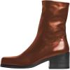 imageFSJ Women Closed Square Toe Ankle Boots Low Block Heel Short Boots Side Zipper Mid Calf Fashion Dress Booties Size 416 USSienna