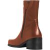 imageFSJ Women Closed Square Toe Ankle Boots Low Block Heel Short Boots Side Zipper Mid Calf Fashion Dress Booties Size 416 USSienna