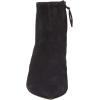 imageFSJ Women Comfort Kitten Low Heel Pointed Toe Ankle Boots Side Zipper Dress Booties Suede Winter Shoes Size 415 USBlack