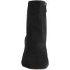 imageFSJ Women Comfy Zipper Medium Spool Heels Square Toe Classic Pull On Office Boots Size 415 M USBlack