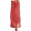 imageFSJ Women Comfy Zipper Medium Spool Heels Square Toe Classic Pull On Office Boots Size 415 M USRed
