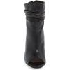 imageFSJ Women Stylish Peep Toe Slouch Ankle Boots Chunky Stacked Heels Party Prom Nightclub Evening Wedding Crystal Heel Dress Shoes Size 415 USBlack Crystal Heel