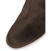 imageWomen Elegant Velvet Round Toe Ankle Boots Chunky High Heels Office Lady Booties Size 415 USBrown