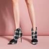 imageFSJ Women Elegant Flower Decoration Ankle Boots Pointed Toe Stiletto High Heel Side Zipper Evening Dress Ladies Shoes Size 415 USCheck