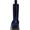 imageFSJ Women Fashion Closed Square Toe Ankle Chelsea Booties Chunky Low Heel Short Boots Winter Date ShoesNavy