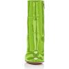 imageFSJ Women Retro Chunky High Heel Ankle Boots Pointed Toe Booties with Side Zipper Winter Shoes Size 415 USGreen