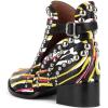 imageFSJ Women Stylish Studded Cutout Closed Pointed Toe Booties Mid Chunky Block Heel Side Strap Ankle Boots Casual Shoes Size 415 USLine