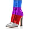 Multicolor Blue Patent