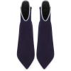 imageFSJ Women Chic Pointed Toe Stiletto High Heel Ankle Boots Elastic Pull On Party Dress Morden Ladies Shoes Size 415 USNavy