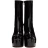 imageFSJ Women Gorgeous Platform Ankle Boots Closed Round Toe Chunky High Heel Pull On Shoes Size 415 USBlack Glossy