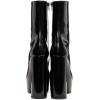 imageFSJ Women Gorgeous Platform Ankle Boots Closed Round Toe Chunky High Heel Pull On Shoes Size 415 USBlack Glossy