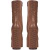 imageFSJ Women Gorgeous Platform Ankle Boots Closed Round Toe Chunky High Heel Pull On Shoes Size 415 USSienna Crocodile