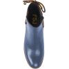 imageFSJ Women Classic Round Toe Lace Up Ankle Bootie Block Chunky Heel Side Zipper Cowboy Fashion Chelsea Boots Party Dress Short Booties Size 415 USBlue