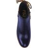imageFSJ Women Classic Round Toe Lace Up Ankle Bootie Block Chunky Heel Side Zipper Cowboy Fashion Chelsea Boots Party Dress Short Booties Size 415 USDark Blue