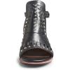 imageFSJ Women Peep Open Toe Boot Cut Out Buckle Ankle Bootie Comfortable Stacked Block Low Heeled Sandal Shoes Size 415 USBlackscar