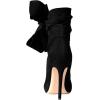 imageFSJ Women Pointed Toe Stiletto Heel Ankle Boots Side Zipper Tie Bowknot Booties Western Fashion Nightclub Shoes Size 416 USBlack