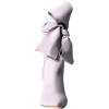 imageFSJ Women Pointed Toe Stiletto Heel Ankle Boots Side Zipper Tie Bowknot Booties Western Fashion Nightclub Shoes Size 416 USGrey White