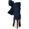 imageFSJ Women Pointed Toe Stiletto Heel Ankle Boots Side Zipper Tie Bowknot Booties Western Fashion Nightclub Shoes Size 416 USNavy