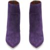 imageFSJ Women Retro Pointed Toe Ankle Boots Stiletto High Heel Back Zipper Booties Casual Street Walking Ladies Shoes Size 415 USPurple