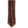 imageFSJ Women Sexy Lizardskin Ankle Boots Pointy Toe Slender High Heels Winter Party Shoes Size 415 USBrown