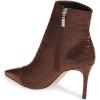 imageFSJ Women Sexy Lizardskin Ankle Boots Pointy Toe Slender High Heels Winter Party Shoes Size 415 USBrown