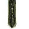imageFSJ Women Sexy Lizardskin Ankle Boots Pointy Toe Slender High Heels Winter Party Shoes Size 415 USGreen