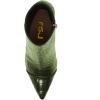 imageFSJ Women Sexy Lizardskin Ankle Boots Pointy Toe Slender High Heels Winter Party Shoes Size 415 USGreen