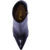 imageFSJ Women Sexy Lizardskin Ankle Boots Pointy Toe Slender High Heels Winter Party Shoes Size 415 USNavy Blue