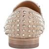 imageFSJ Mens ampamp Womens Trendy Spiked Rivets Studded Loafers Shoes Round Toe Low Heel Comfort Slip On Unisex Dress Smoking Slipper Size 714 USBeige