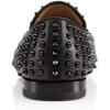imageFSJ Mens ampamp Womens Trendy Spiked Rivets Studded Loafers Shoes Round Toe Low Heel Comfort Slip On Unisex Dress Smoking Slipper Size 714 USBlack