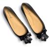 imageFSJ Pointed Toe Flat Loafers for Women Block Low Heel Bowknot Pumps Comfortable Slipon Outfit Office ShoesBlack