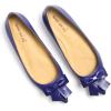 imageFSJ Pointed Toe Flat Loafers for Women Block Low Heel Bowknot Pumps Comfortable Slipon Outfit Office ShoesPurple