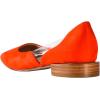 imageFSJ Women Comfort Pointed Toe Low Heel Flat Pumps Slip On Party Dress Walking Casual Office Shoes Size 415 USOrangered
