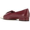 imageFSJ Women Elegant Square Closed Toe Pumps Ballet Slip on Flats Cap Toe Mules Slide Leather Patchwork Ladies Office Dress Shoes Size 415 USRed Beige