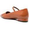 imageFSJ Women Pointed Toe Mary Jane Flats Block Chunky Low Heel Pumps Slip On Buckle Solid Color Classic Party Prom Dress Shoes Size 415 USOrange