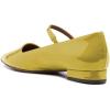 imageFSJ Women Pointed Toe Mary Jane Flats Block Chunky Low Heel Pumps Slip On Buckle Solid Color Classic Party Prom Dress Shoes Size 415 USYellow