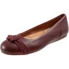 imageFSJ Women Cute Knot Round Toe Flats Comfort Walking Ballet Slip On Party Dress Casual Shoes Size 415 USRedbrown