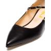 imageFSJ Women Sexy Leopard Prints Flats Hidden Low Heels Pumps Closed Pointy Toe Slip On Shoes Size 415 USBlack