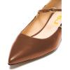 imageFSJ Women Sexy Leopard Prints Flats Hidden Low Heels Pumps Closed Pointy Toe Slip On Shoes Size 415 USBrown